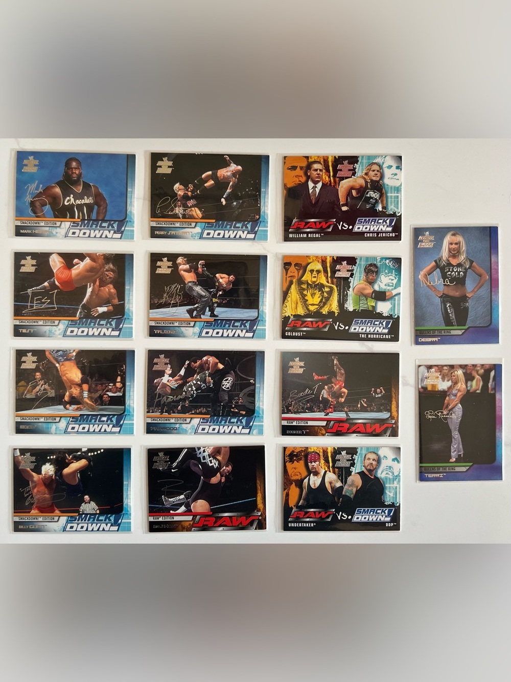 2002 Fleer WWE Raw vs. Smackdown Trading Cards